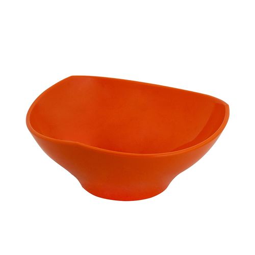 Bowl Flowers 1,5L Laranja em Policarbonato Linha Profissional Cook VEM