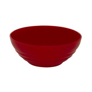 Bowl Oriental Redonda 1,2L Vermelha em Policarbonato Linha Profissional Cook VEM