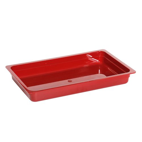 Cuba GN 1/1 Cozinha 65mm Vermelha em Polipropileno Linha Tropical VEM