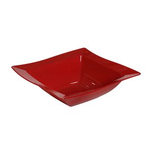 Saladeira Moove Quadrada 2L Vermelha em Policarbonato Linha Profissional Cook VEM