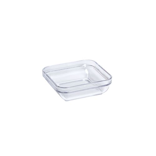 Travessa Cheff Quadrada 250ml Natural em Policarbonato Linha Profissional Cook VEM