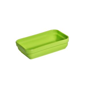 Travessa Cheff Retangular 250ml Verde em Polipropileno Linha Tropical VEM