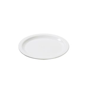 Prato Elegance Raso Redondo 19cm Branco em Polipropileno Linha Tropical VEM