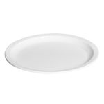 Prato-Elegance-Raso-Redondo-25cm-Branco-em-Policarbonato-Linha-Profissional-Cook-VEM
