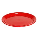 Prato-Elegance-Raso-Redondo-25cm-Vermelho-em-Polipropileno-Linha-Tropical-VEM