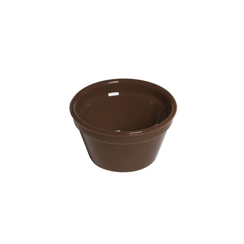 Ramequim-Cheff-90ml-Marrom-em-Policarbonato-Linha-Profissional-Cook-VEM