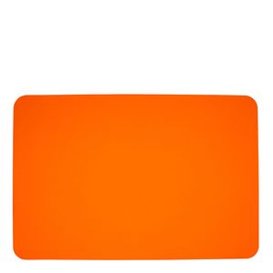 Tapete de Silicone Culinário Quadrado 40x60 Laranja em Silicone Linha Prepare VEM