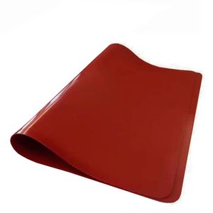 Tapete de Silicone Culinário Quadrado 40x60 Vermelho em Silicone Linha Prepare VEM