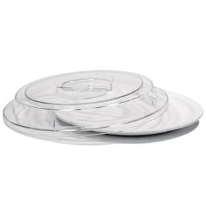 Cloche Elegance Redondo 27,5cm Natural em Policarbonato Linha Profissional Cook VEM