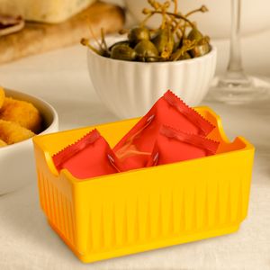 Porta Sachê Elegance Amarelo em Polipropileno - Linha Tropical VEM
