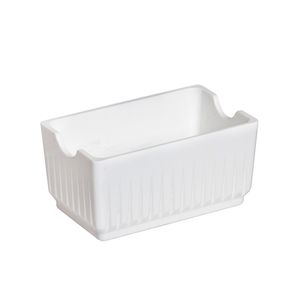 Porta Sachê Elegance Branco em Polipropileno - Linha Tropical VEM