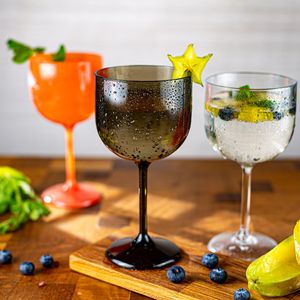 Taça de Gin 510ml Fumê em Policarbonato - Linha Tendências VEM