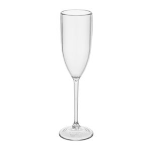Taça de Champanhe 150ml Natural em Policarbonato - Linha Salut VEM