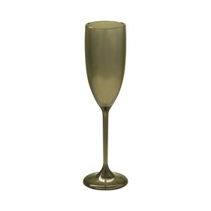 Taça de Champanhe 150ml Fumê em Policarbonato - Linha Tendências VEM