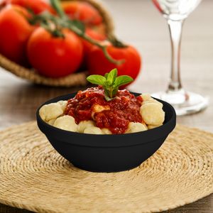 Sopeira Cheff Redonda 350ml Preta em Policarbonato - Linha Profissional Cook VEM