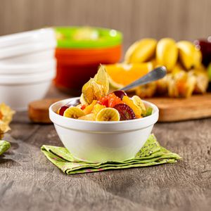 Sopeira Cheff Redonda 250ml Branca em Polipropileno - Linha Tropical VEM
