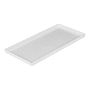 Prato Square Retangular 13,5x27 Marmore em Policarbonato - Linha Profissional Cook VEM