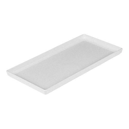 Prato Square Retangular 13,5x27 Marmore em Policarbonato - Linha Profissional Cook VEM