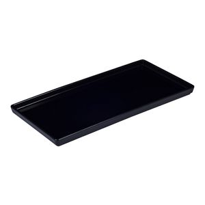 Prato Square Retangular 13,5x27 Preto em Polipropileno - Linha Tropical VEM