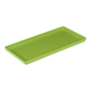 Prato Square Retangular 13,5x27 Verde em Polipropileno - Linha Tropical VEM