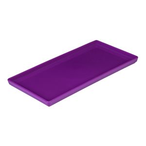 Prato Square Retangular 13,5x27 Roxo em Polipropileno - Linha Tropical VEM