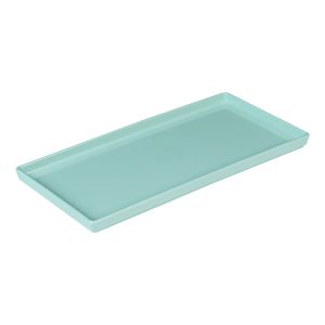 Prato Square Retangular 13,5x27 Verde em Polipropileno - Linha Tendência VEM