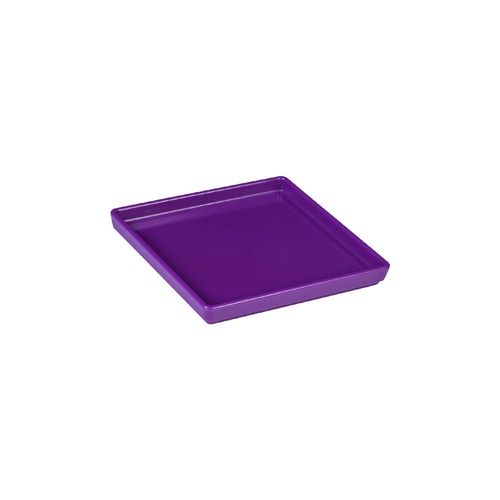 Prato Square Quadrado 13,5x13,5 Roxo em Polipropileno - Linha Tropical VEM