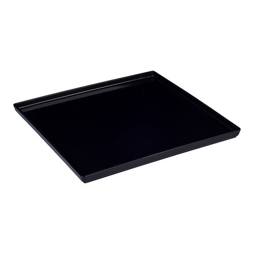 Prato Square Quadrado 27x27 Preto em Policarbonato - Linha Profissional Cook VEM