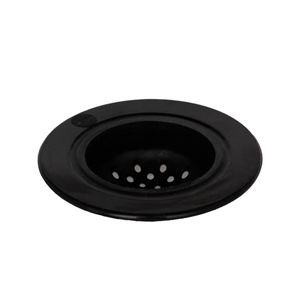 Ralo De Pia Silicone 8,5cm x 5,5cm Preto - Linha Facility VEM