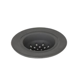 Ralo De Pia Silicone 8,5cm x 5,5cm Cinza  - Linha Facility VEM