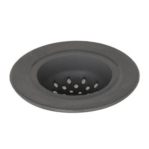 Ralo De Pia Silicone 12cm x 7cm Cinza  - Linha Facility VEM