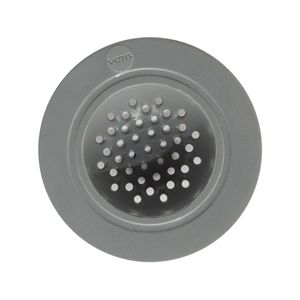 Ralo De Pia Silicone 12cm x 7cm Cinza  - Linha Facility VEM