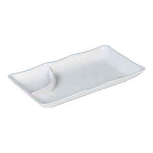 Prato Para Sushi Retangular 11,5x19,5 Mármore em Policarbonato - Linha Profissional Cook VEM