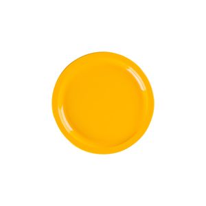 Prato Elegance Raso Redondo 19cm Amarelo em Polipropileno - Linha Tropical VEM