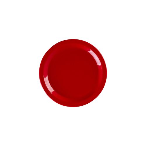 Prato Elegance Raso Redondo 19cm Vermelho em Polipropileno - Linha Tropical VEM