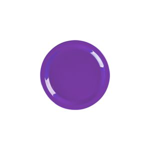 Prato Elegance Raso Redondo 19cm Roxo em Polipropileno - Linha Tropical VEM