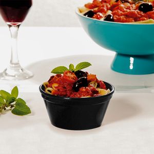 Ramequim Cheff 90ml Preto em Polipropileno - Linha Tropical VEM