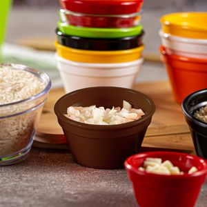 Ramequim Cheff 90ml Marrom em Policarbonato - Linha Profissional Cook VEM