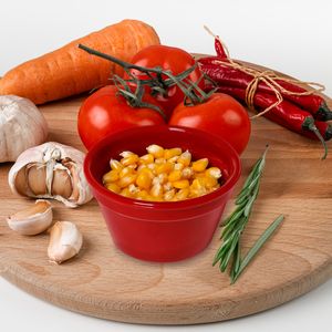 Ramequim Cheff 90ml Vermelho em Policarbonato - Linha Profissional Cook VEM