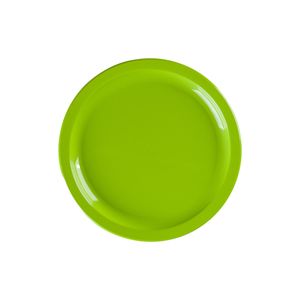 Prato Elegance Raso Redondo 25cm Verde em Polipropileno - Linha Tropical VEM