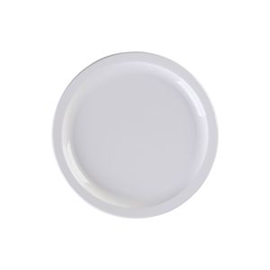 Prato Elegance Raso Redondo 25cm Branco em Policarbonato - Linha Profissional Cook VEM