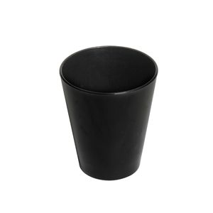 Copo Fresc Redondo 350ml Preto em Polipropileno - Linha Tropical VEM