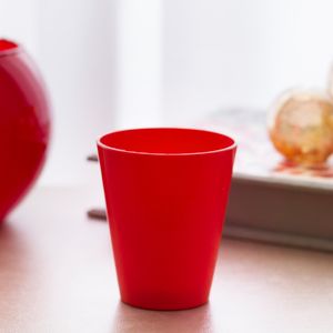 Copo Fresc Redondo 350ml Vermelho em Polipropileno - Linha Tropical VEM