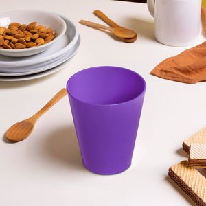 Copo Fresc Redondo 350ml Roxo em Polipropileno - Linha Tropical VEM