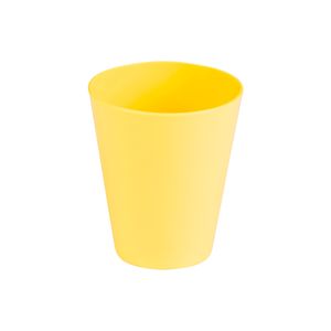 Copo Fresc Redondo 350ml Amarelo em Polipropileno - Linha Tendência VEM