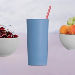 Copo Long Drink 300ml Azul em Polipropileno - Linha Tendência VEM