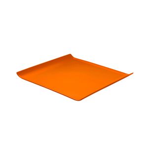 Bandeja Servir Quadrada 30x30 Laranja em Polipropileno - Linha Tropical VEM