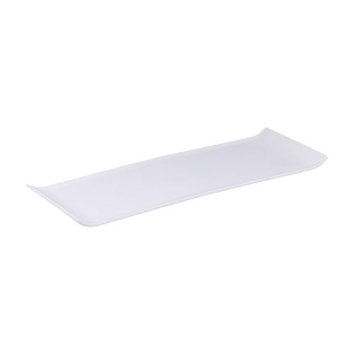 Bandeja Servir Retangular 15x40 Branca em Polipropileno - Linha Tropical VEM