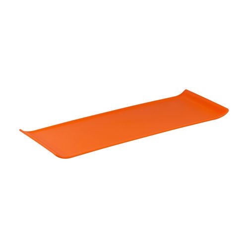 Bandeja Servir Retangular 15x40 Laranja em Polipropileno - Linha Tropical VEM