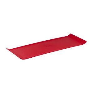 Bandeja Servir Retangular 15x40 Vermelha em Polipropileno - Linha Tropical VEM